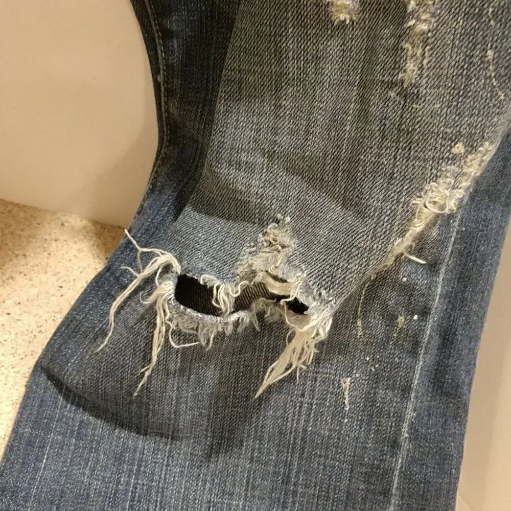 Stella Distressed Express Jeans Size 8 - Picture 5 of 8